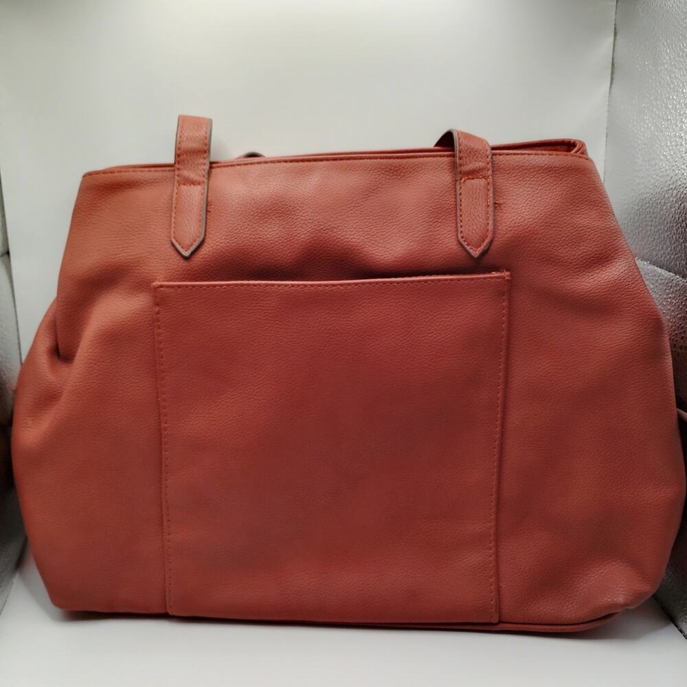 Sonoma Goods for Life Brown Faux Leather Shoulder Bag Hobo Tote Handbag
